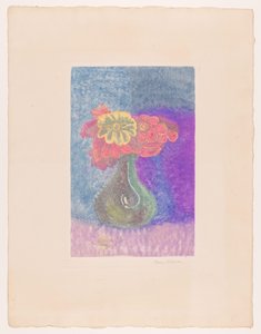 Vaso com flores de Bernard Klene (signed by artist)