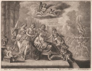 Vénus Attiring by the Graces de Bernard Lens