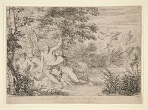 Biblis transformado em fonte de Bernard Picart