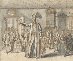 O gigante Cajanus em Haarlem de Bernard Picart