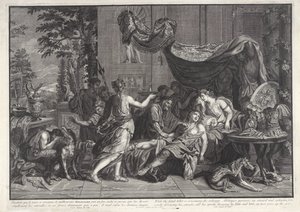 Morte de Meleagro História de Meleager (título da série) de Bernard Picart