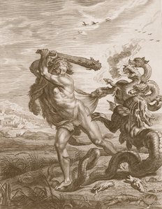 Hércules luta contra a Hidra de Lernian, 1731
