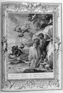 Perseus resgata Andrómeda de Bernard Picart
