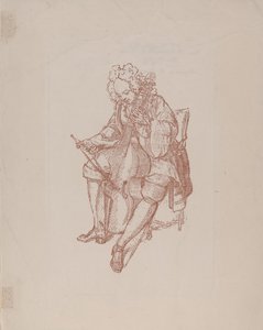 O baixista, 1707 de Bernard Picart