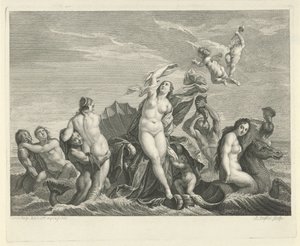 Triunfo de Galatea de Bernard Picart