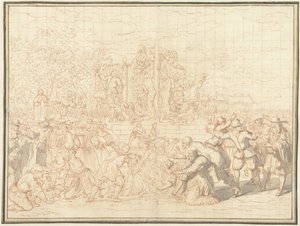 Mutilação dos corpos dos irmãos de Witt, 1672 de Bernard Picart