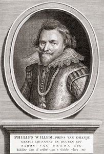 retrato de Philip William, Príncipe de Orange (1554-1618) de Bernard Picart
