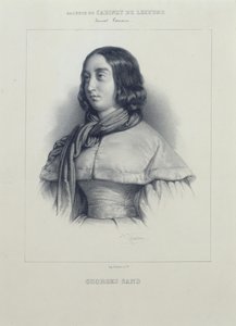 Retrato de George Sand.