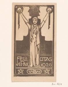 Felicidade e Paz 1926 (título original no objeto) de Bernard Willem Wierink