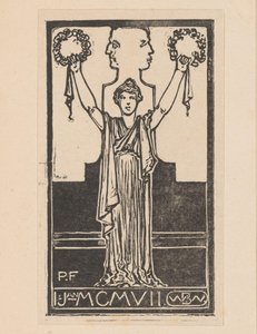 Mulher de túnica romana de Bernard Willem Wierink