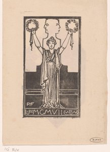 Mulher em vestes romanas de Bernard Willem Wierink