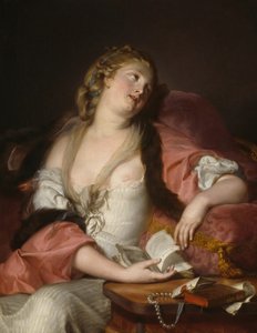 Senhora Lendo as Cartas de Heloísa e Abelardo, c. 1780. de Bernard d