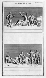 A origem de Roma, 1757 de Bernard de Montfaucon