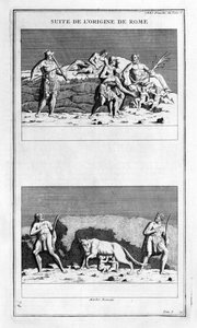 A origem de Roma, 1757 de Bernard de Montfaucon
