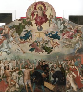 O Juízo Final e o Enterro dos Mortos de Bernard van Orley (circle of)