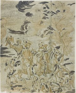 Caça ao Falcão de Bernard van Orley