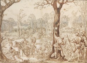 Compartilhando o jogo, 1525-1535 de Bernard van Orley