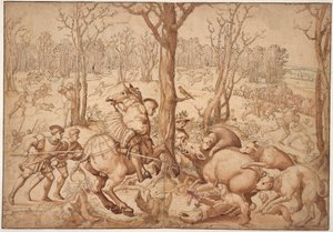 A caça ao javali de Bernard van Orley