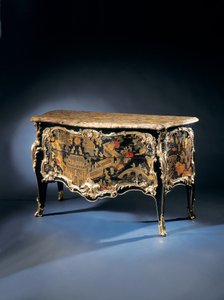 Uma cômoda Luís XV, 1710-65 de Bernard van Risenburgh II