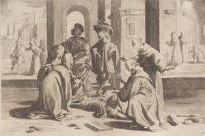Episódio 25: Em Roma São Bernardino cura um jovem doente, Episódio 26: São Berna..., 1610-39.
