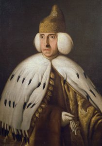 Retrato de Doge Ludovico Manin (1725-1802), pintura de Bernardino Castelli (1750-1810) de Bernardino Castelli