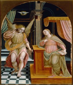 Itália, Vercelli, A pintura da Anunciação