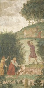 Cephalus punido na caça, c. 15201522. de Bernardino Luini
