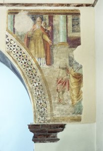 Expulsão de São Joaquim do Templo de Bernardino Luini