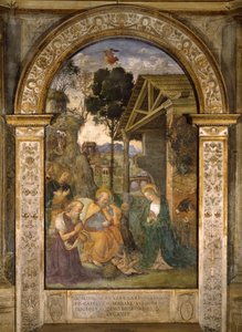 Adoração da Criança de Bernardino di Betto Pinturicchio