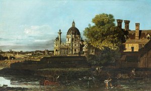 Bernardo Bellotto Viena Karlskirche de Bernardo Bellotto