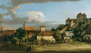 Pirna: O Obertor do Sul, c.1760 (óleo sobre tela) de Bernardo Bellotto
