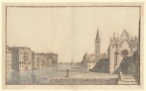 O Grande Canal da Carità à Dogana da Mar de Bernardo Bellotto