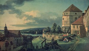 Vista do Castelo (Vista de Pirna) de Bernardo Bellotto