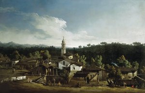 Vista da Gazzada, 1744. de Bernardo Bellotto