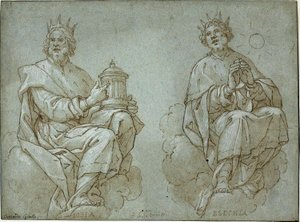 Dois reis sentados de Judá; Josias e Ezequias