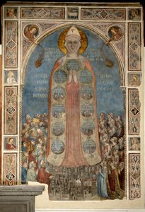 Madone de la Misericorde - Madonna of Mercy par Daddi, Bernardo (1290-1350)