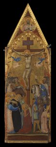 A Crucificação (painel central) (recto) de Bernardo Daddi