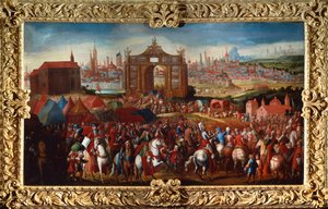 Festas Triunfantes (óleo sobre tela) de Bernardo Polo