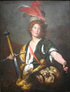 David com a cabeça de Golias de Bernardo Strozzi