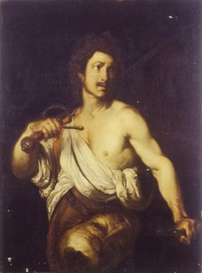 Davi com a cabeça de Golias, c. 1635 de Bernardo Strozzi