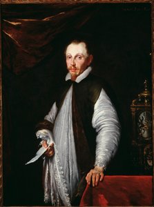 Retrato do Cardeal Ottaviano Raggi (óleo sobre tela de Bernardo Strozzi