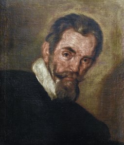 Retrato do compositor Claudio Monteverdi (1567-1643) por Strozzi, Bernardo (1581-1644) Colecção Privada de Bernardo Strozzi