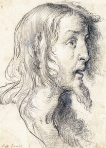 A Cabeça de Cristo em Perfil à Direita, de Bernardo Strozzi