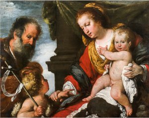 A Sagrada Família. de Bernardo Strozzi