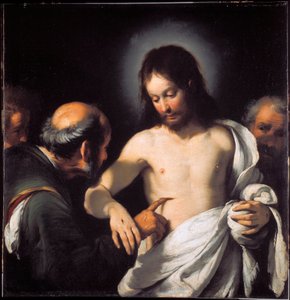 O Incredulto da Pintura de São Tomé de Bernardo Strozzi (1581-1644) Dim. 101 x 97,5 cm Genes, Musei di Strada Nuova (ex Palazzo Bianco) de Bernardo Strozzi