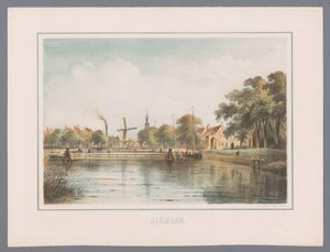 Paisagem urbana de Alkmaar
Alkmaar (título da série sobre o objecto) de Bernardus Gerardus ten Berge