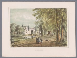 Arquitetura da cidade em Alkmaar Alkmaar (título da série no objeto)