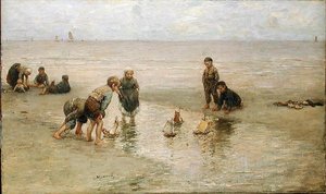A Regata (óleo sobre tela)