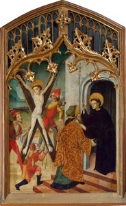 São Vicente de Saragoça e São Vicente Ferrer, década de 1430. de Bernat Martorell the Elder