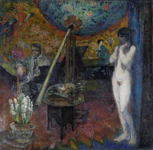 Auto-retrato no Estúdio de Bernhard Dorotheus Folkestad